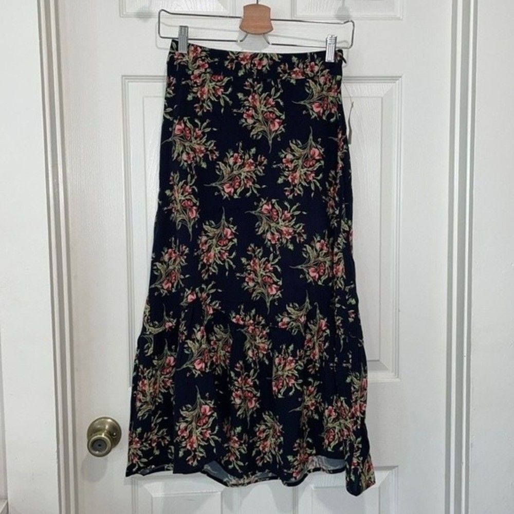 Flynn Skye Womens Size Small Maxi Floral Print Skirt